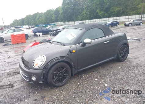 2013 Mini Roadster Cooper z USA, uszkodzony, nr VIN WMWSY1C55DT429344